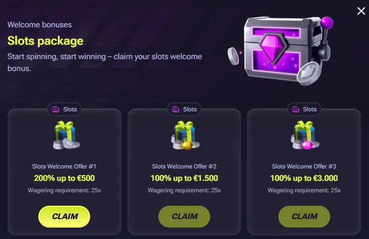 tenbet casino welcome slots